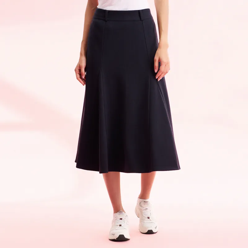 NAUTICA Casual Long Skirts Women's Navy Blue-2