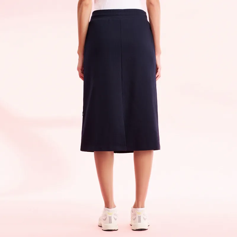 NAUTICA Casual Long Skirts Women's Navy Blue-3