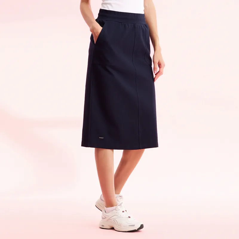 NAUTICA Casual Long Skirts Women's Navy Blue-4