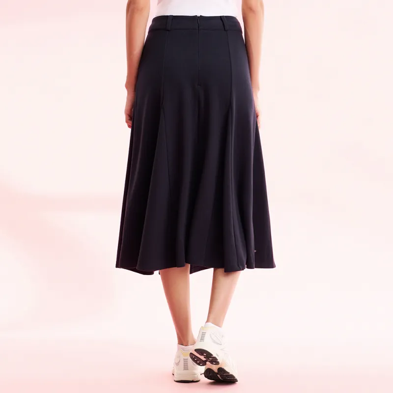 NAUTICA Casual Long Skirts Women's Navy Blue-3