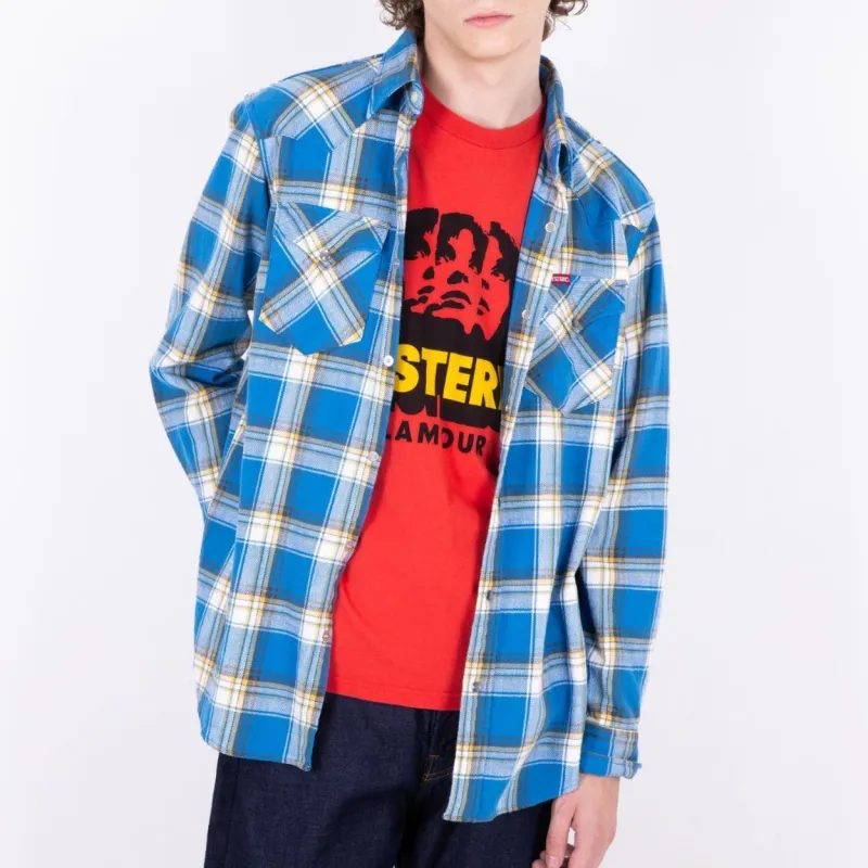 HYSTERIC GLAMOUR Shirts Men Blue-3