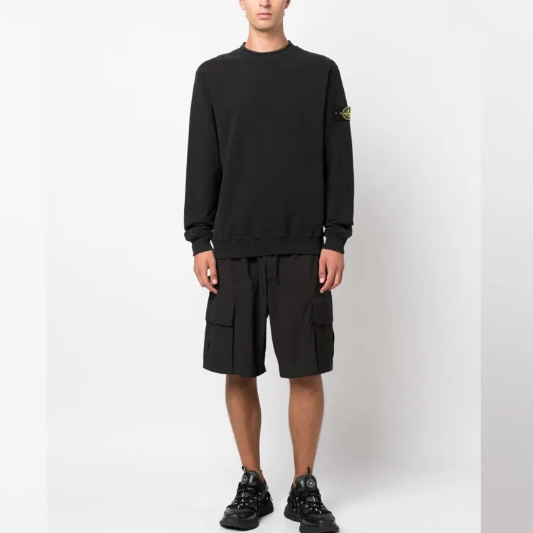 STONE ISLAND Sweatshirts Men Black-1