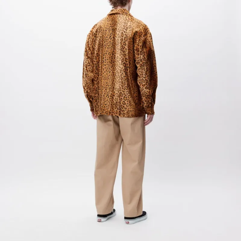 NEIGHBORHOOD Leopard Fur Long Sleeve Shirt-2