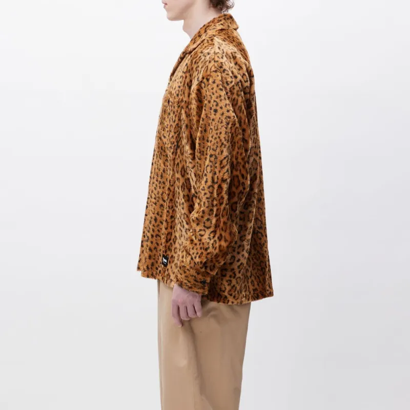 NEIGHBORHOOD Leopard Fur Long Sleeve Shirt-3