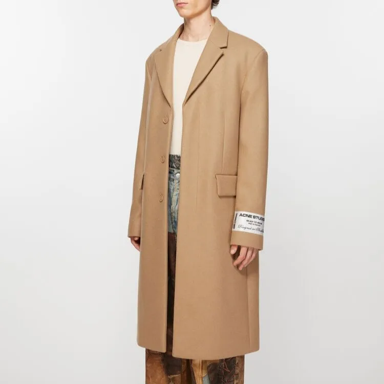 Acne Studios Single breasted Wool Blend Coat-1