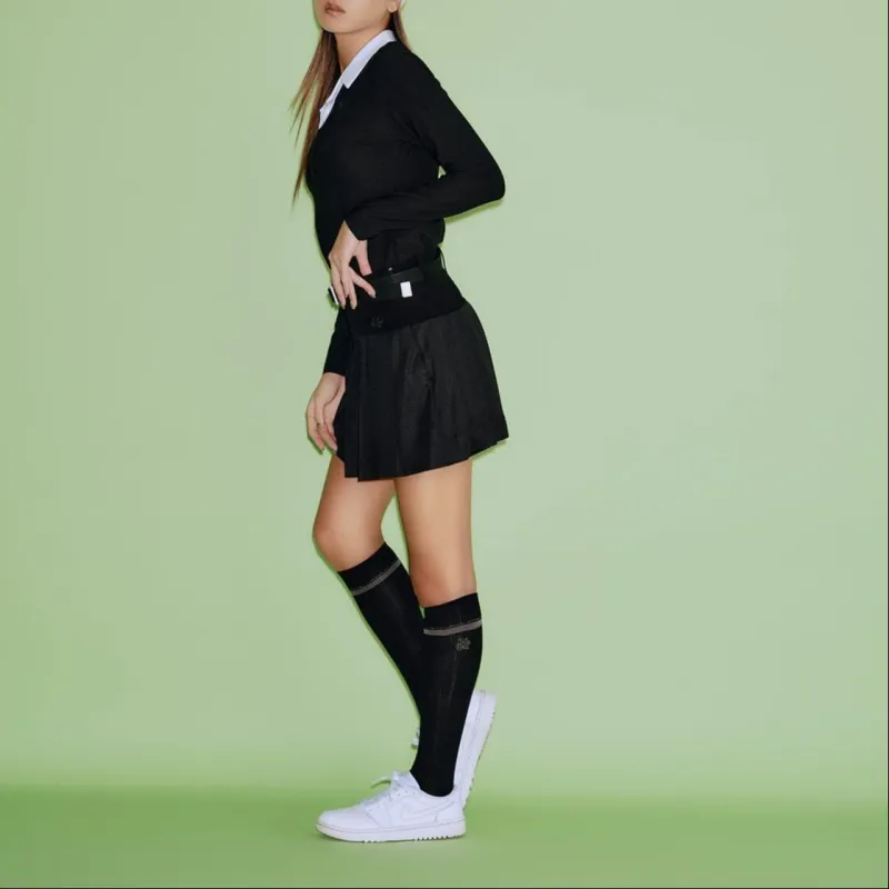 Beams Casual Short Skirts Women's Black-3