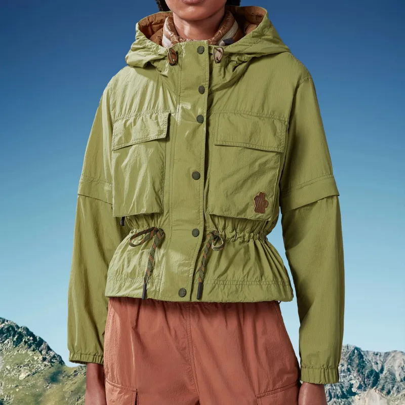 Moncler Logo Patch Hooded Jacket-1