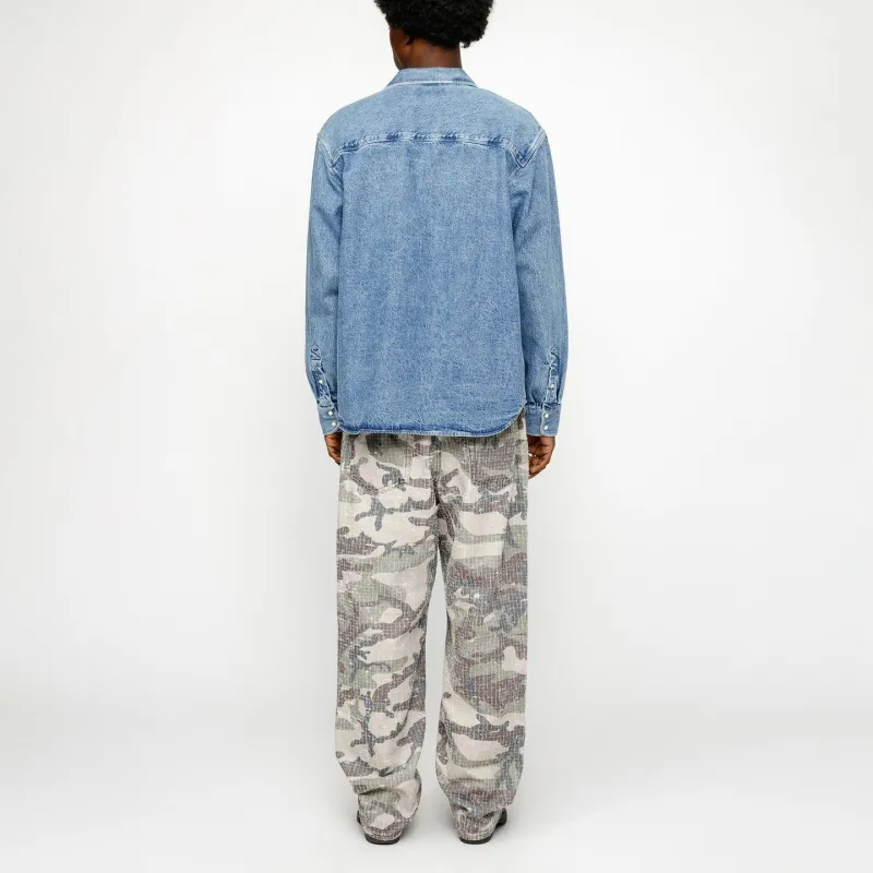 Stussy Boxy Western Denim Shirt-4