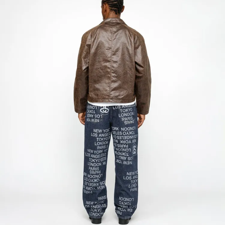 Stussy Big Ol' Denim City Link Jean Blue 28 - POIZON Stussy Big Ol' Denim City Link Jean Blue 28 - POIZON