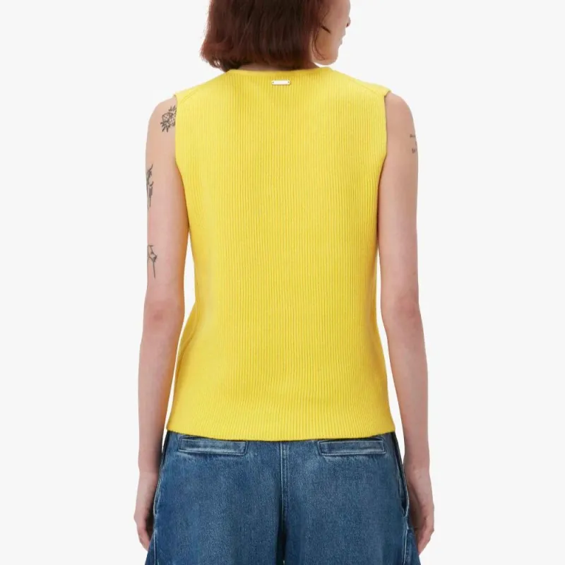 JW Anderson Lace up Ribbed knit Top-3