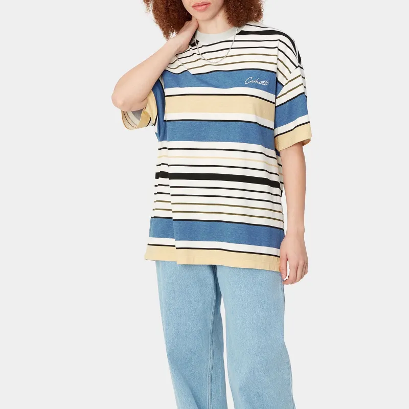 Carhartt WIP SS24 W' S/S Rowe T-Shirt T-Shirt Women's Blue-3