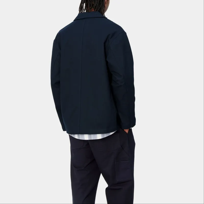Carhartt WIP SS24 Midland Blazer Business Suit Men's Marine Blue-2