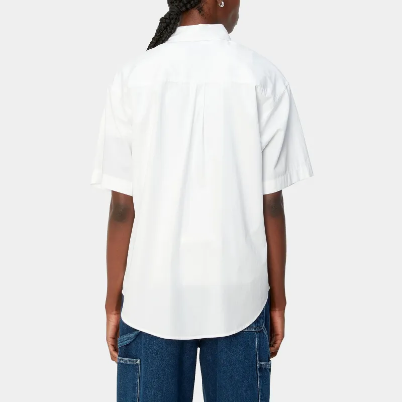Carhartt WIP SS24 W' S/S Jaxon Shirt Women's White-3