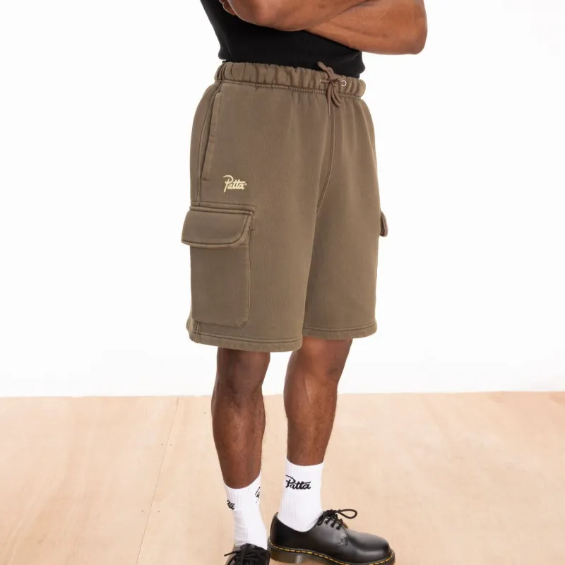 Patta SS24 Casual Shorts Men's Khaki-2