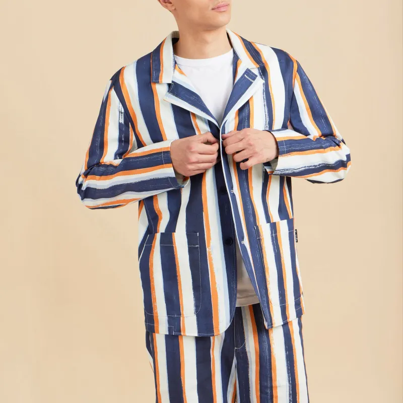 Agnes B. Jackets Coats Men's Marine Blue-1