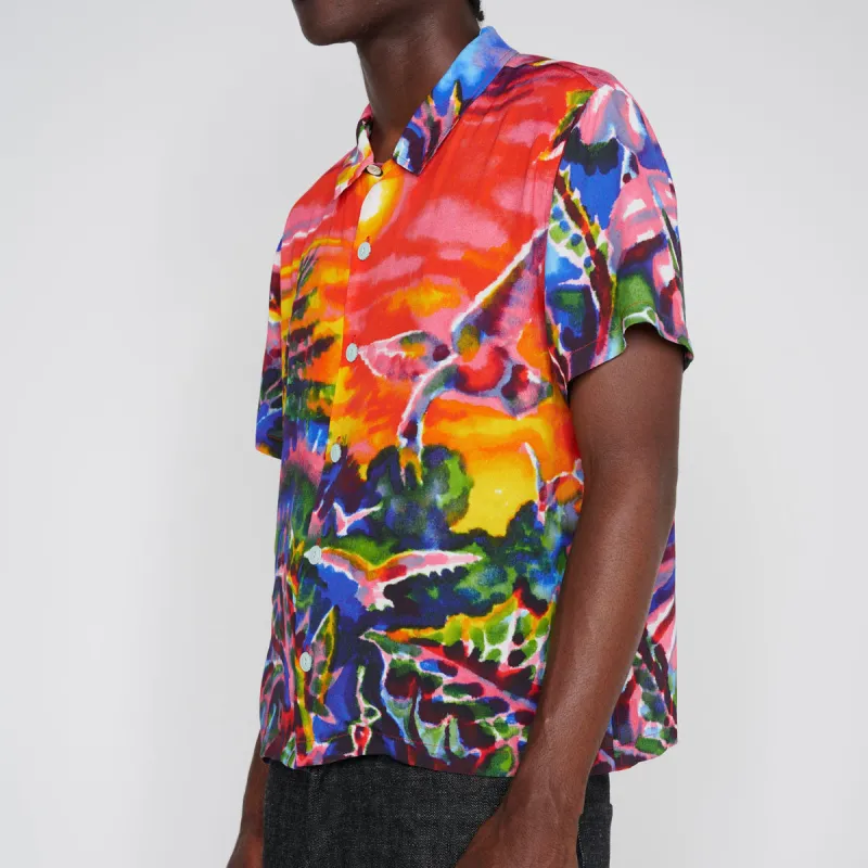 Brain Dead Shirts Men Red-3