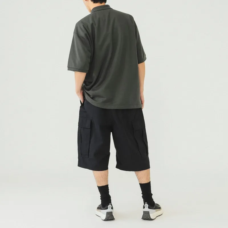 Beams Polo Shirt Men's Charcoal-3