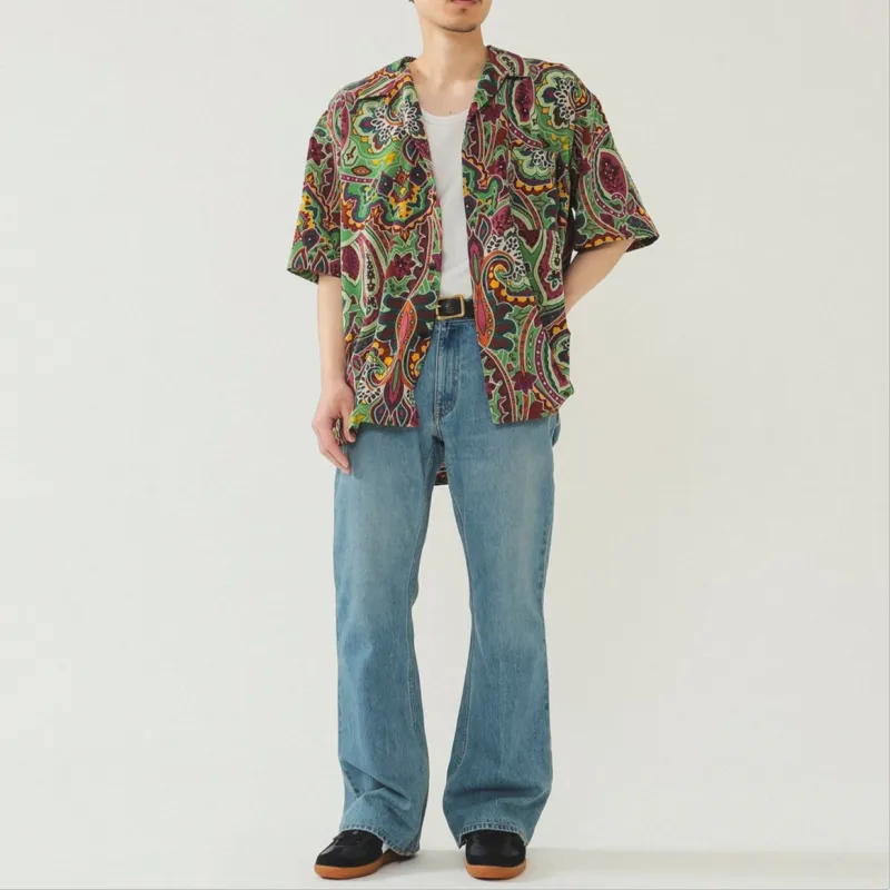 Beams Shirts Men Orange-2
