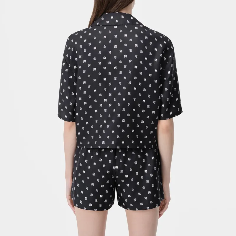 AMIRI Ma Paisley Bowling Shirt 'Black'-2
