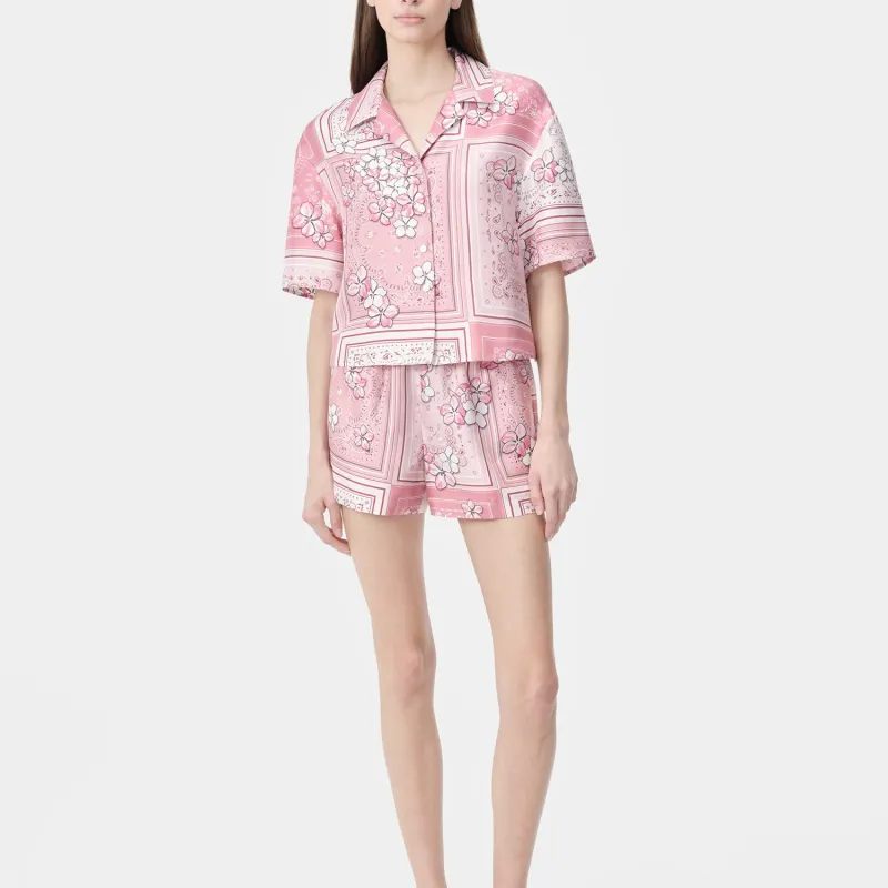 AMIRI Bandana Floral Silk Shirt-1