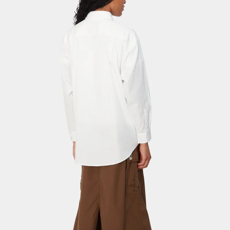 Carhartt WIP Ablaze Shirt Women's White-3