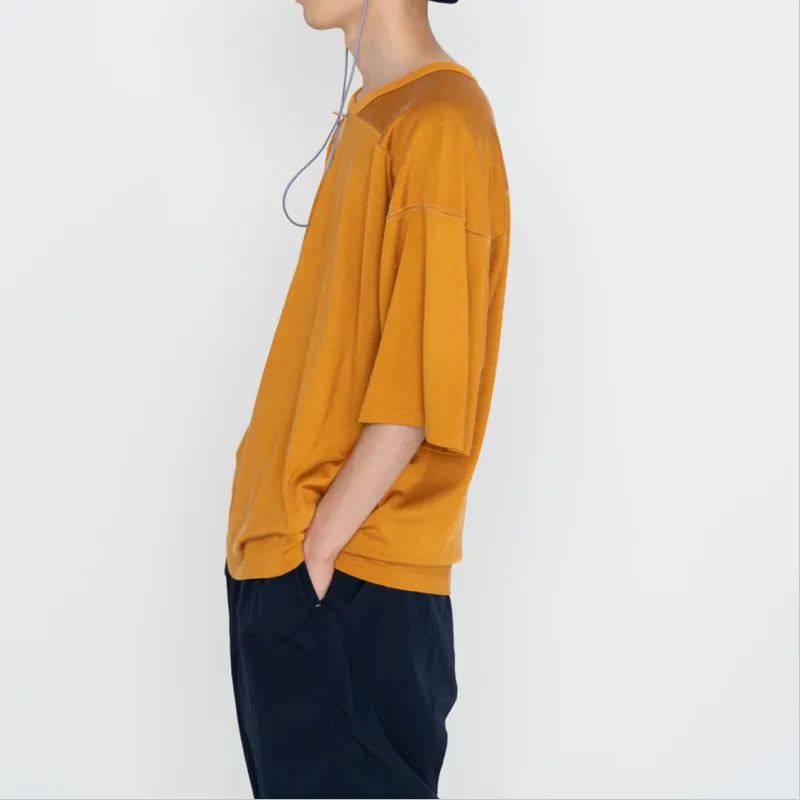 Nanamica T Shirt Men's Mustard Yellow-3