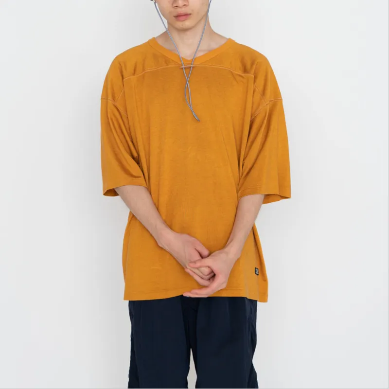 Nanamica T Shirt Men's Mustard Yellow-1
