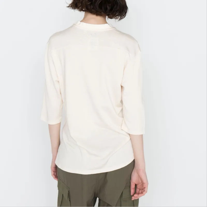 Nanamica Midshipman Athletic Jersey Tee 'Ecru'-2