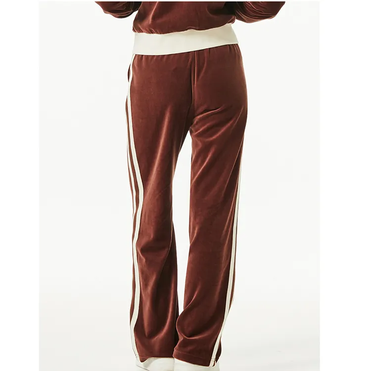 Ed Hardy SS24 Casual Pants Women's Ice Mocha Brown-1
