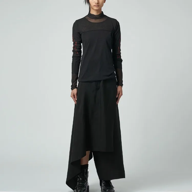 Yohji Yamamoto T Shirts Women's Black-2