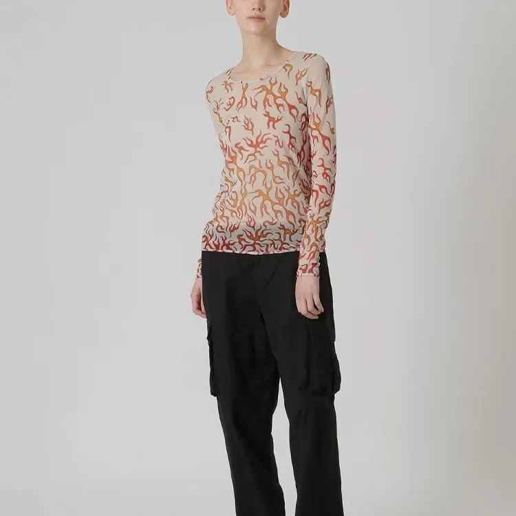Yohji Yamamoto T Shirts Women's Beige Yellow-2