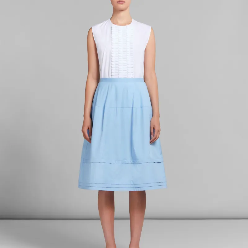 MARNI Pleat Detailed High Waisted Midi Skirt-2