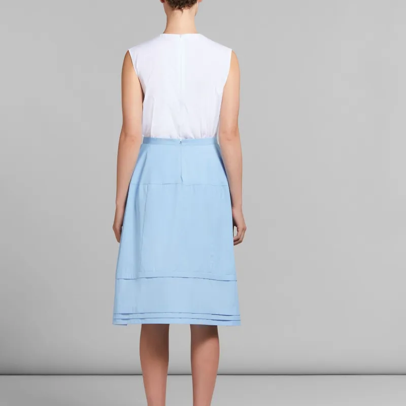 MARNI Pleat Detailed High Waisted Midi Skirt-4