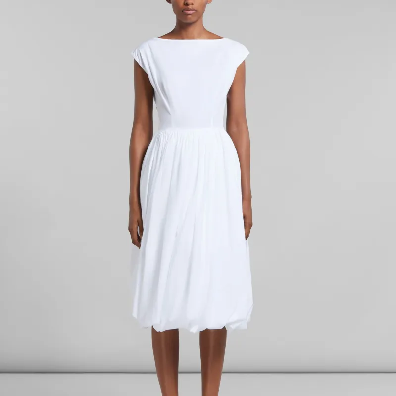 MARNI Cap Sleeved Boat Neck Midi Dress-1