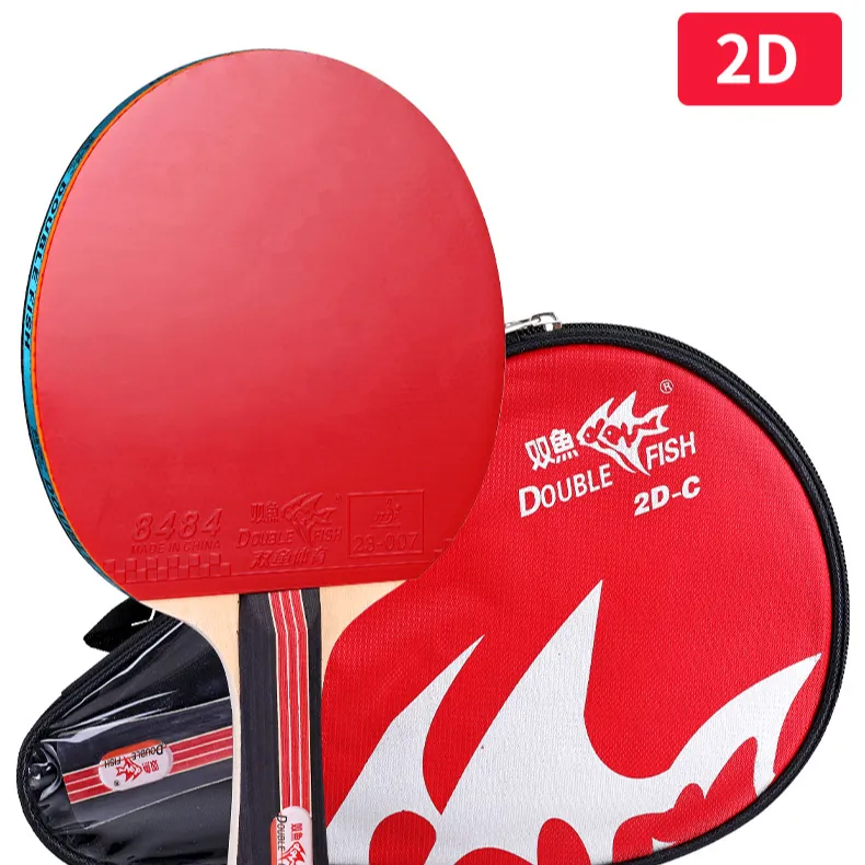 DOUBLEFISH Two Star 2D Ping Pong Paddles Unisex Solid Wood-5