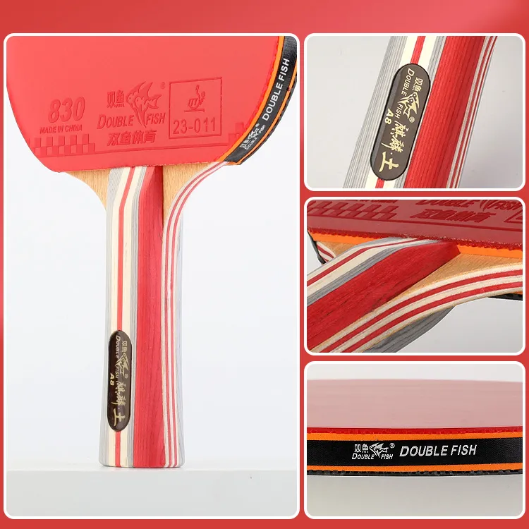 DOUBLEFISH Ping Pong Paddles Unisex All Wood-1