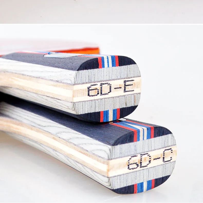 DOUBLEFISH Ping Pong Paddles Unisex Solid Wood-6