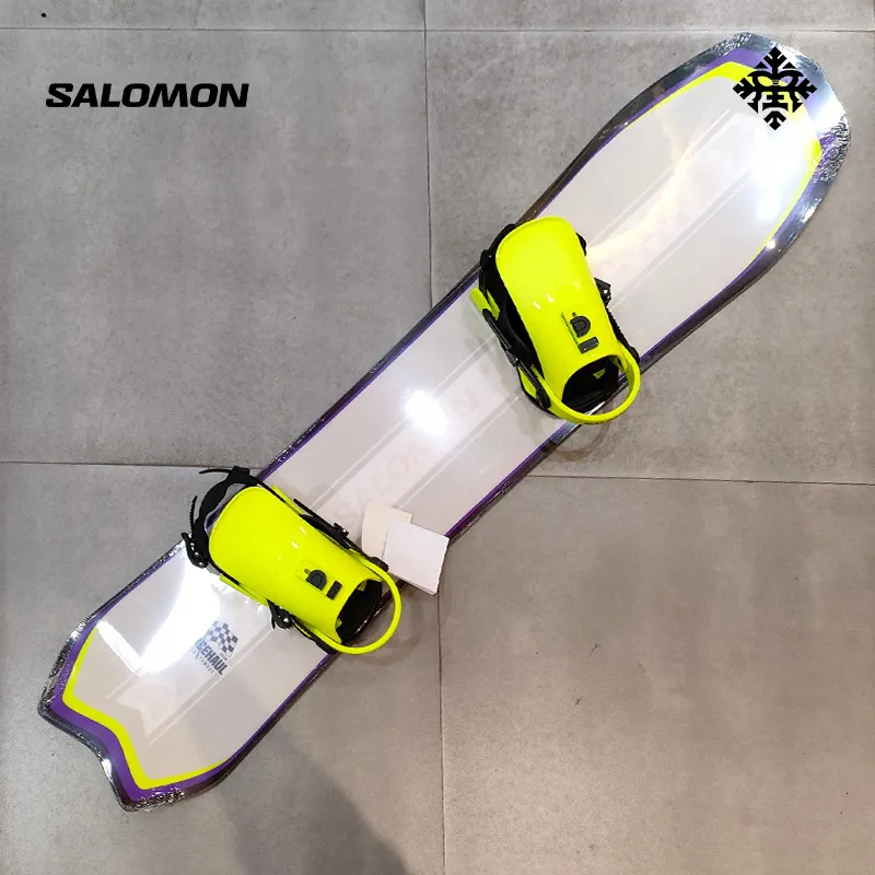 SALOMON Single Snowboard Ski Bindings Unisex Yellow-1