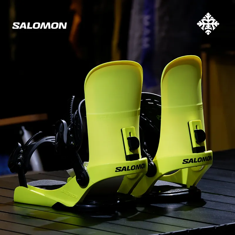 SALOMON Single Snowboard Ski Bindings Unisex Yellow-2