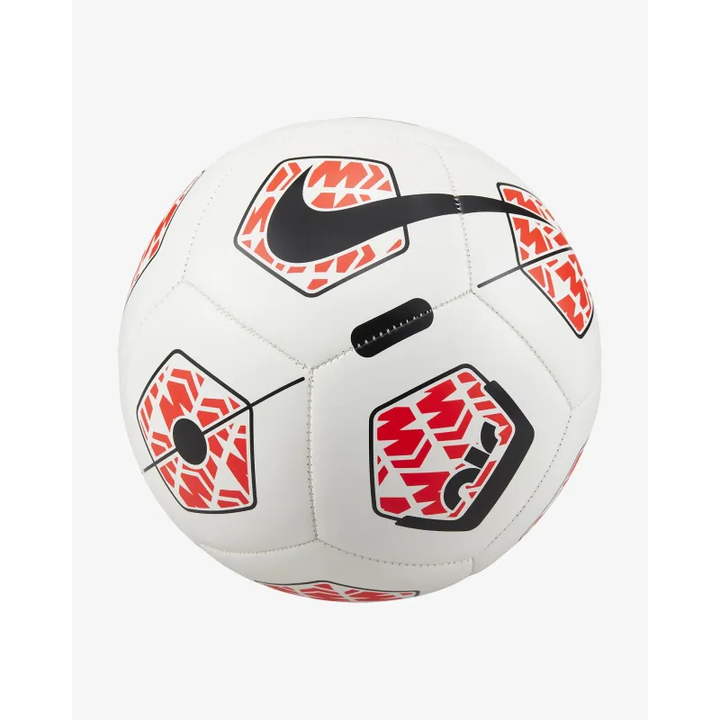 Nike Size 3, 4, 5 Balls Soccer PU Machine Stitched Soccer Ball Unisex White/Bright Deep Red/Black-2