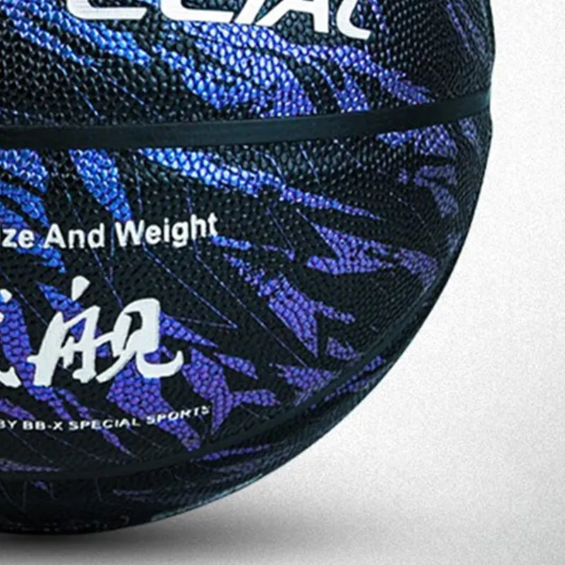 BB-X SPECIAL PU Basketball Colorful Black Size 7 Ball Training Unisex-4