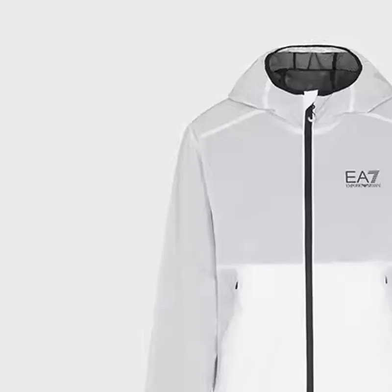 EMPORIO ARMANI EA7 SS22 Jackets Coats Men's White-4