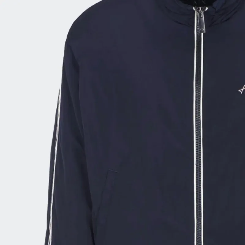 ARMANI EXCHANGE Striped Bomber Jacket-3