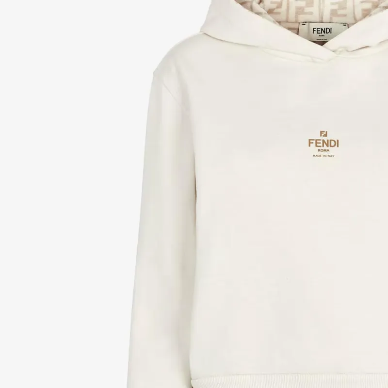 FENDI Reversible Cropped Hoodie-4