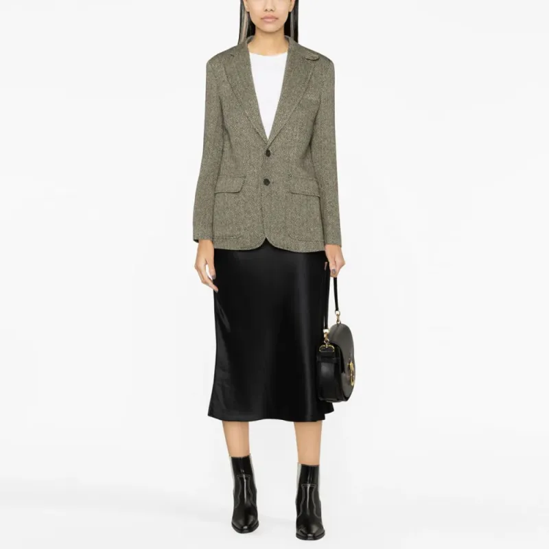 Polo Ralph Lauren Silk Bias cut Midi Skirt-1