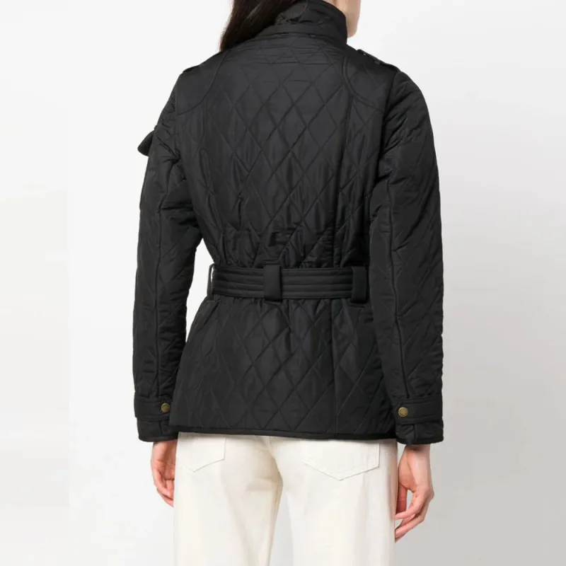 BARBOUR Logo-patch Stand-up Collar Jacket-2