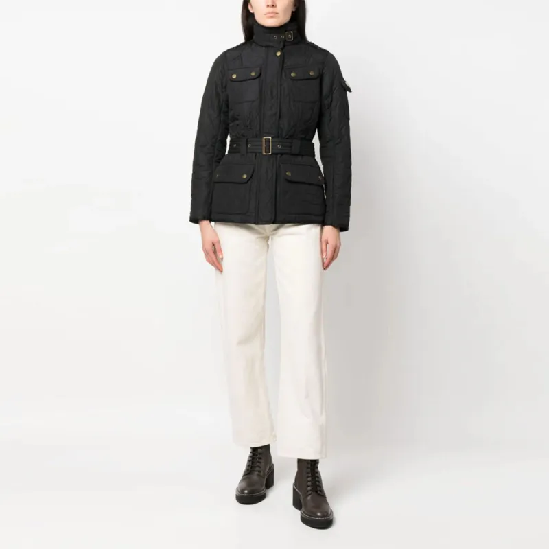 BARBOUR Logo-patch Stand-up Collar Jacket-1