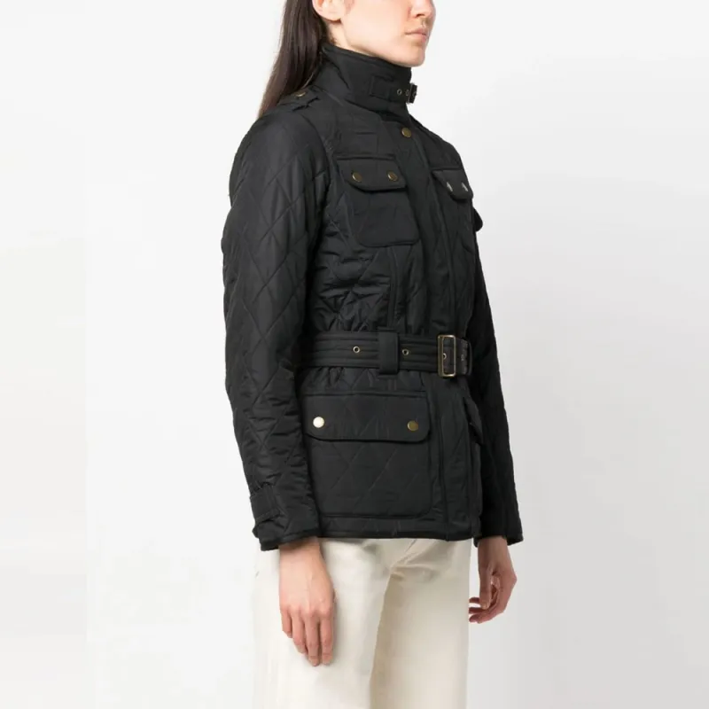BARBOUR Logo-patch Stand-up Collar Jacket-3