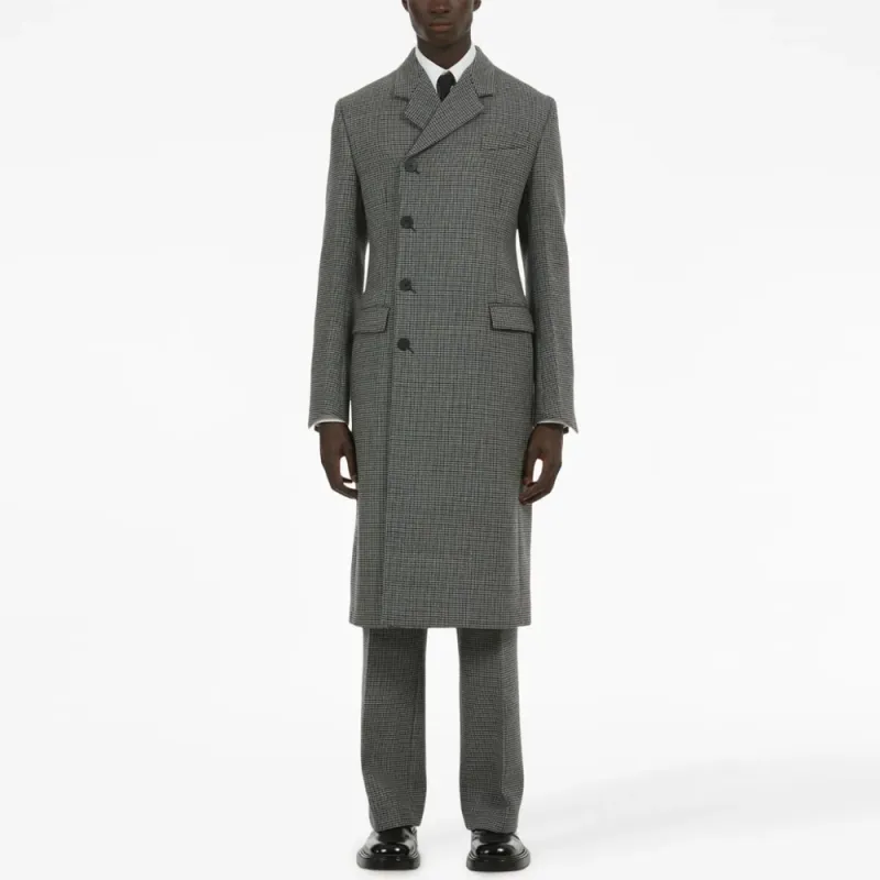 Ferragamo Coats Men Gray-1