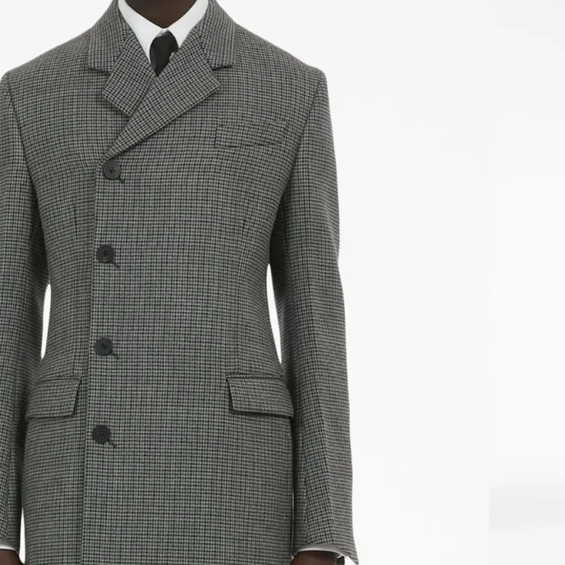 Ferragamo Coats Men Gray-3